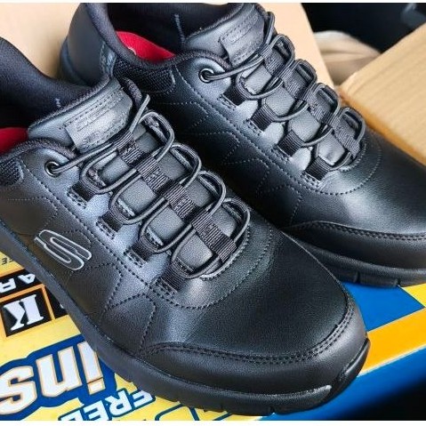 รองเท้า SKECHERS เบอร์ 9.5 ใส่ทำงานสีดำล้วน