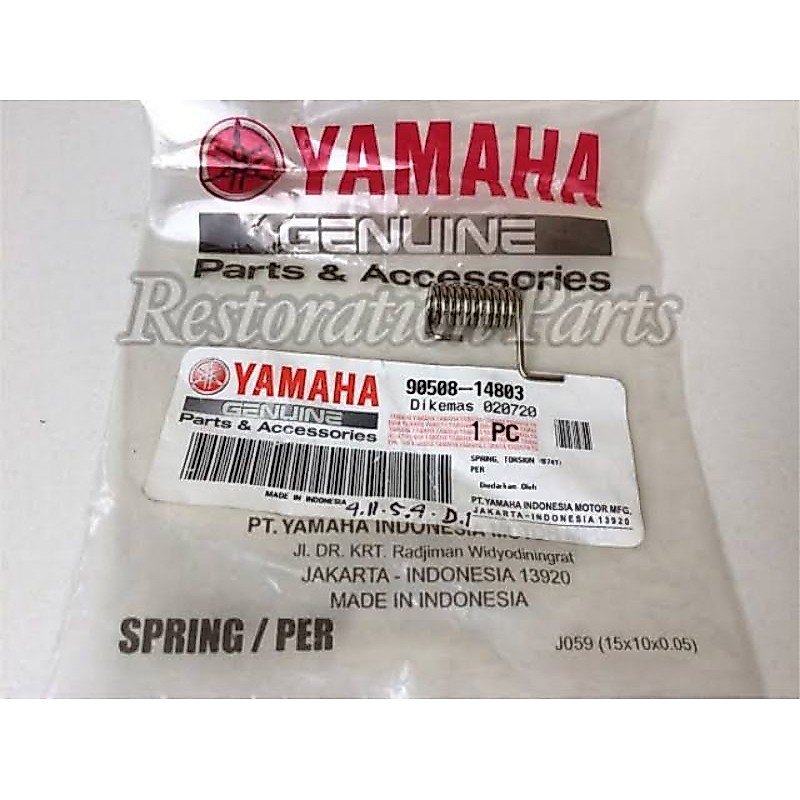 SPRING TORQUE 90508-14803 TANK TURUP SPRING NEW XMAX ORIGINAL YAMAHA