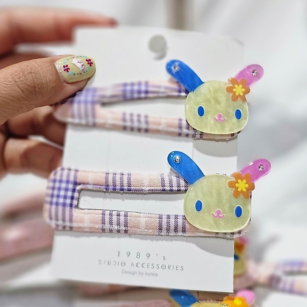🐰กิ๊บผ้า ลายกระต่าย Usahana มือ1✨️