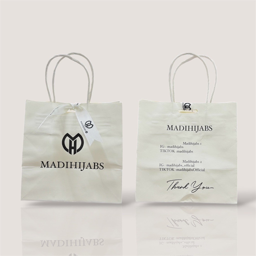 PAPER BAG MADIHIJHABS ถุงกระดาษแบรนด์มาดีฮิญาบ