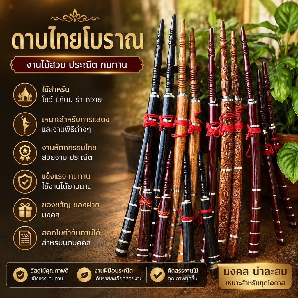 #ดาบโชว์ดำแดง#89-14cmซม. ออกใบกำกับภาษีได้ค่ะ #ราคาส่ง# มีบริการเก็บปลายทาง