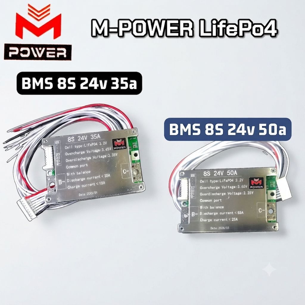Bms 8s 24v 35a-50a (M-POWER)
