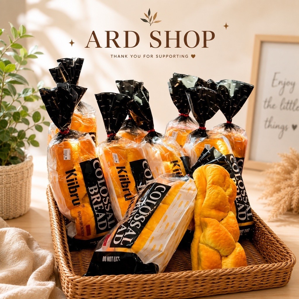 🔥พร้อมส่ง🔥ส่งไว‼️🇹🇭(มือ1) 🍞✨ Kiibru | Colossal Bread ใหญ่‼️ สกุชชี่ขนมปังก้อนยักษ์ นุ่มสโลว คืนตัวช้า ของแท้‼️
