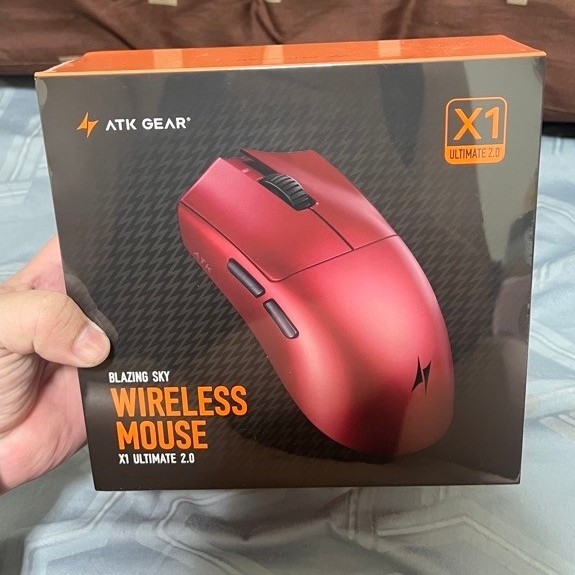 .  ATK Blazing Sky X1 Ultimate 2.0 (Metallic Red)  PixArt PAW3950 Ultra