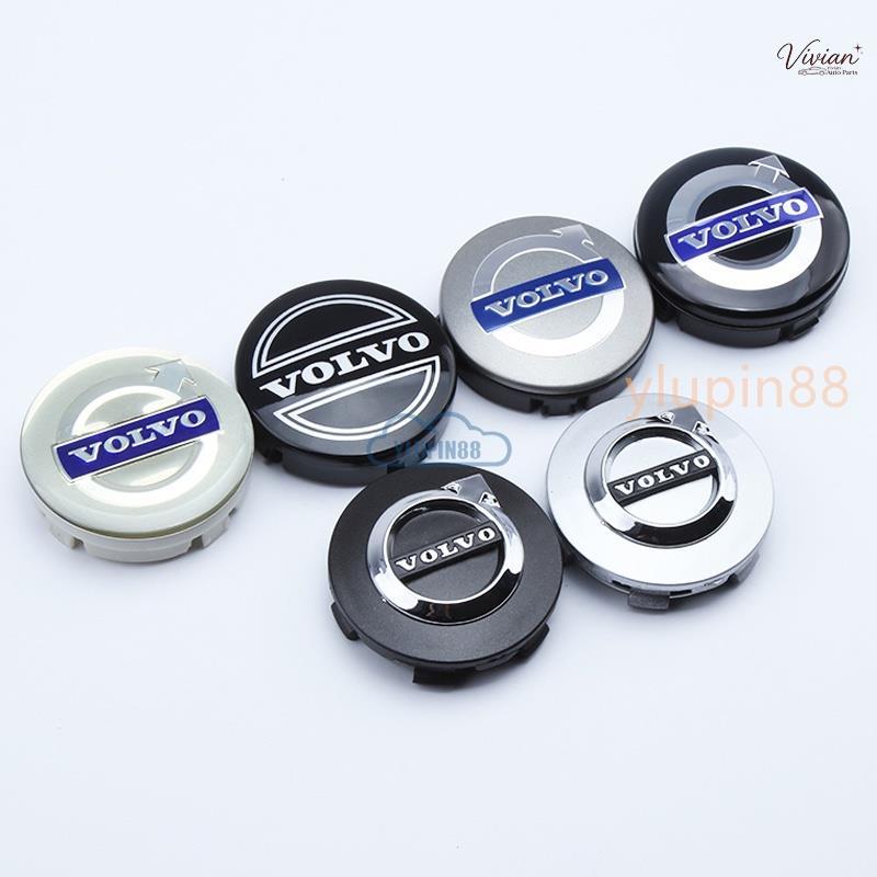 ฝาครอบดุมล้อรถยนต์ สําหรับ Volvo S40 S80L S60 S90 XC40 XC60 XC90 V40 V60 V90 4 ชิ้น-6
