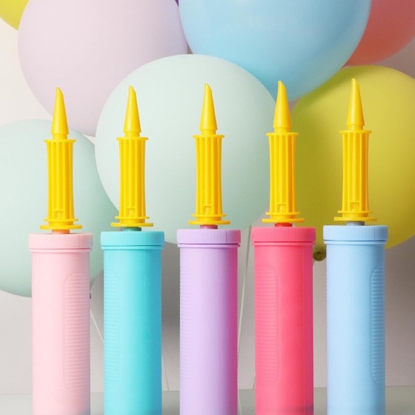 🎈กระบอกสูบลูกโป่ง สูบลม สูบลมลูกโป่ง พร้อมส่งในไทย ขนาดใหญ่ อย่างดี ขนาด4.5*27.5 คละสี(พาสเทล)