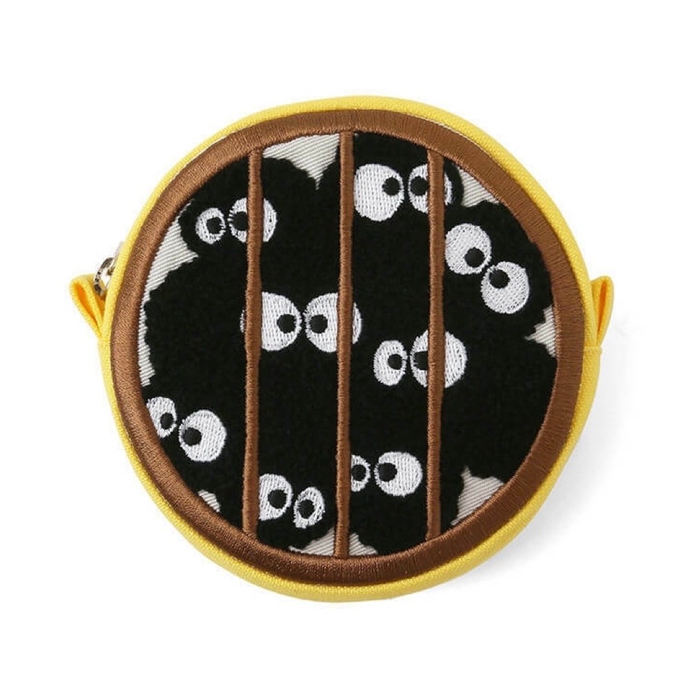 [พร้อมส่ง] Ghibli Museum Original My Neighbor Kurosuke Diving Window Embroidered Pouch