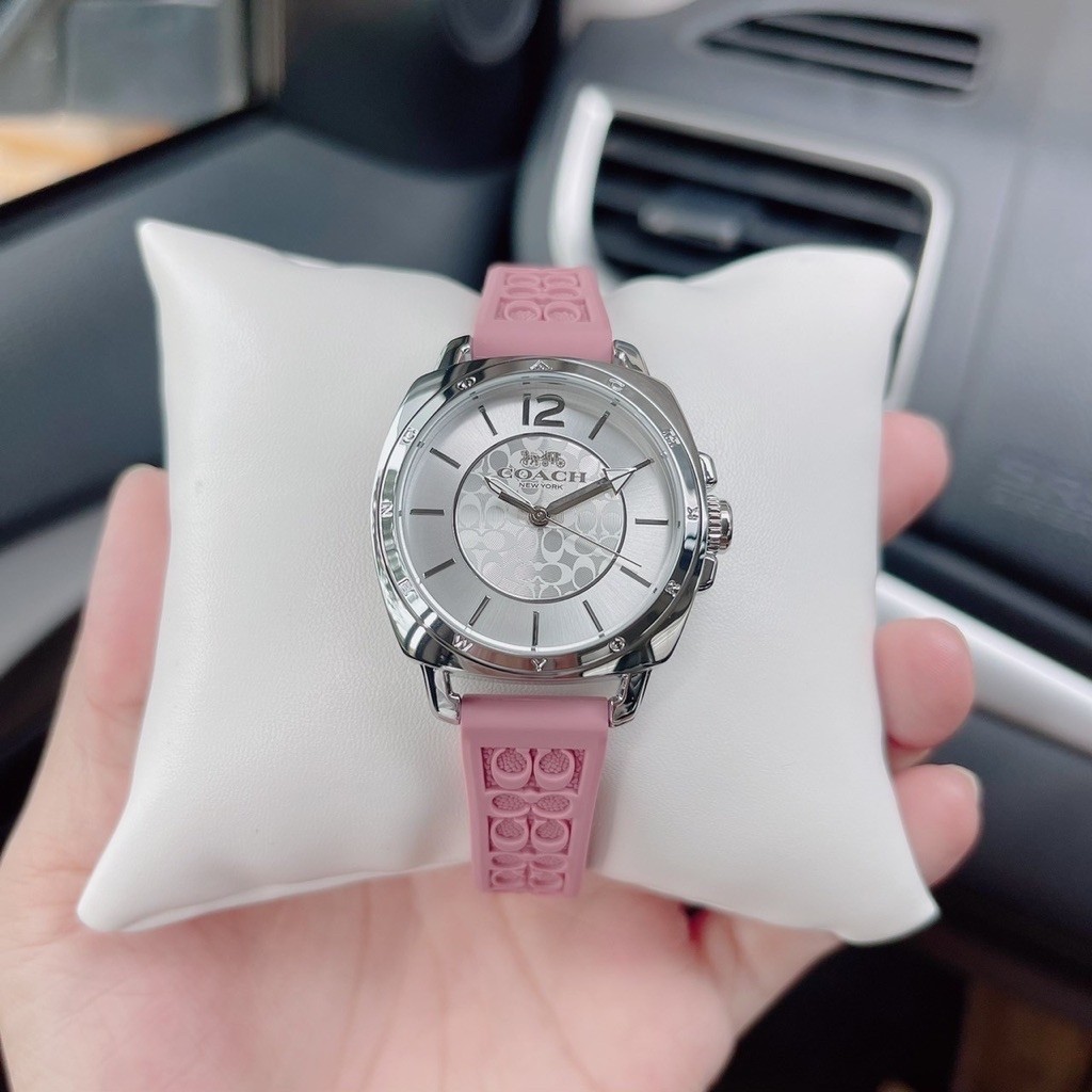 14503876 (34mm) Ladies Boyfriend Rubber Strap Watch