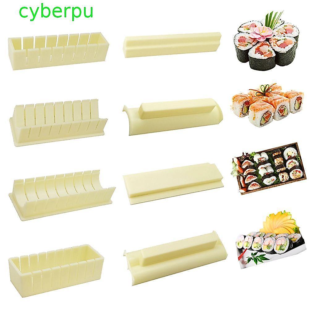 CYBERPULSE Sushi Mould Japanese Square/round/heart Sushi Rolls Tools DIY Seaweed Nori Dry Laver Sush