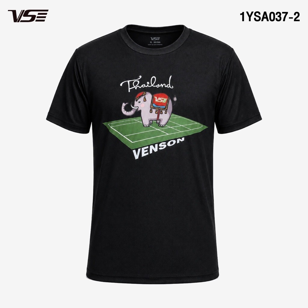 VS เสื้อแบดมินตัน ลายช้าง Venson x Thailand S-4XL สินค้าแท้100%