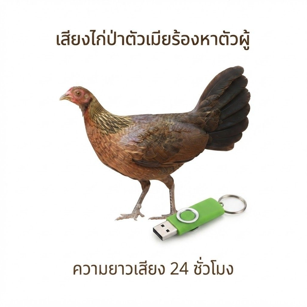 USBเสียงไก่ป่าตัวเมีย เสียงชัดใสเข้าไว