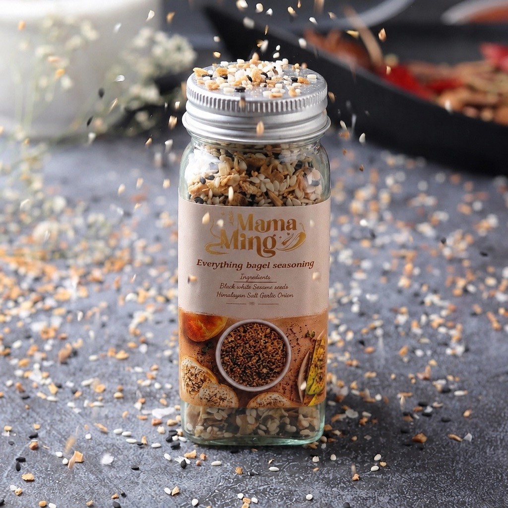 เครื่องปรุงเบเกิลรวม Everything Bagel Seasoning 65g. คีโตทานได้
