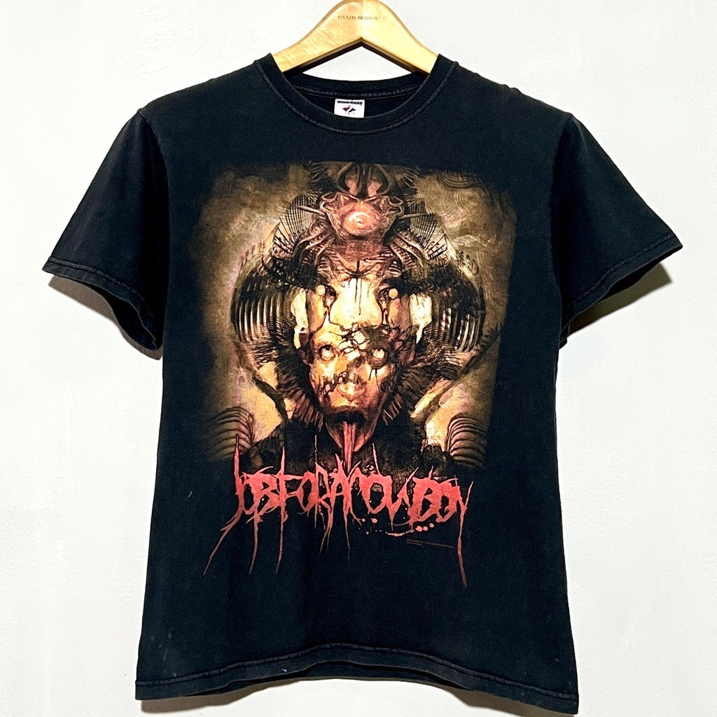 JOB FOR A COWBOY 2009 OFFICIAL BLACK T-SHIRT( M )