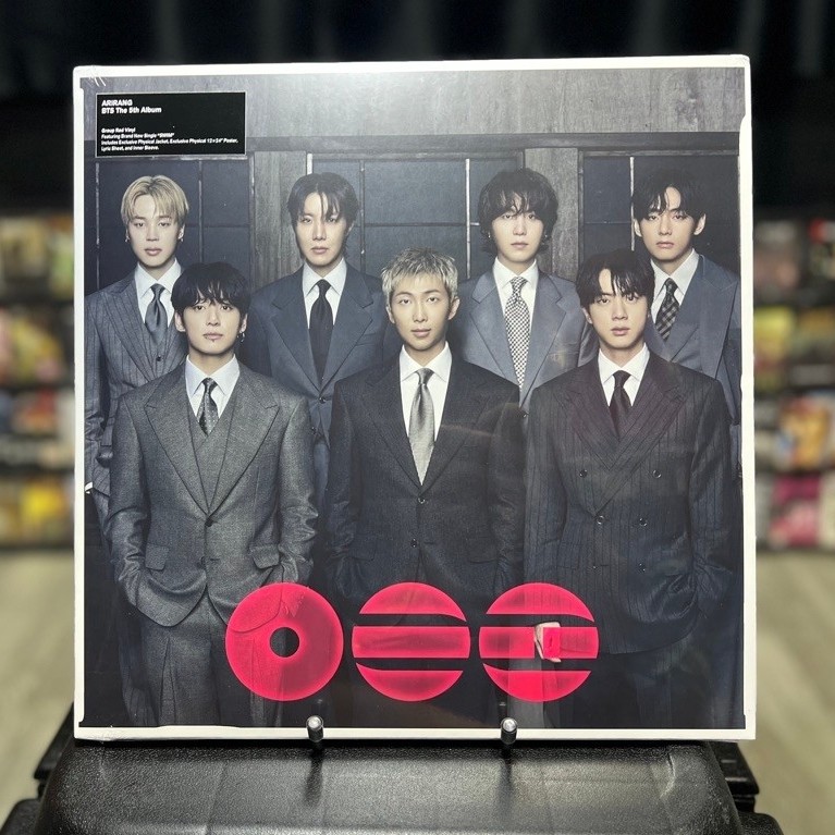 (พร้อมส่ง) แผ่นเสียง BTS  อัลบั้ม Arirang (Red Vinyl Edition)  มือ1 ซีล