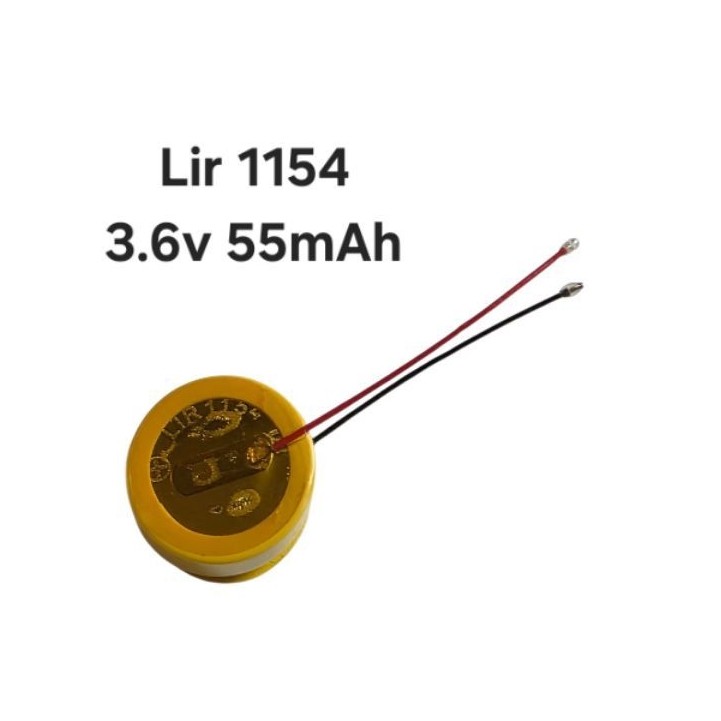 LIR1154 3.6V 55mAh 1154 TWS Bluetooth headset battery wireless battery แบตเตอรี่หูฟัง มีสาย