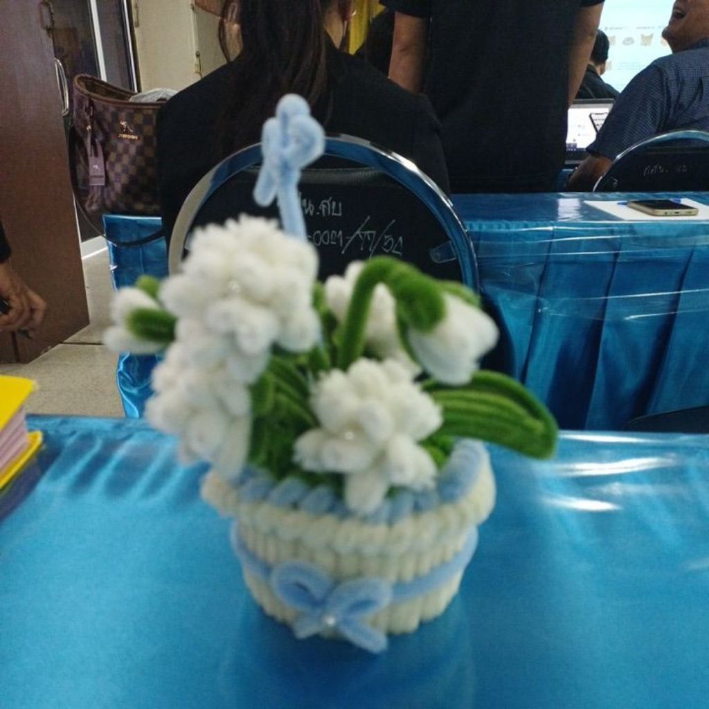 ดอกไม้จากลวดกำมะหยี่