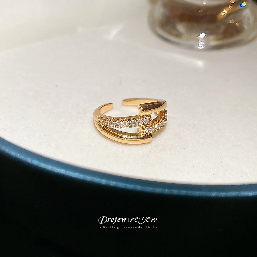 ชุดแหวนเรขาคณิตพร้อม rhinestones แบบ statement สไตล์หลากหลาย เครื่องประดับแฟชั่นสำหรับผู้หญิงและของขวัญพิเศษ — صورة 8