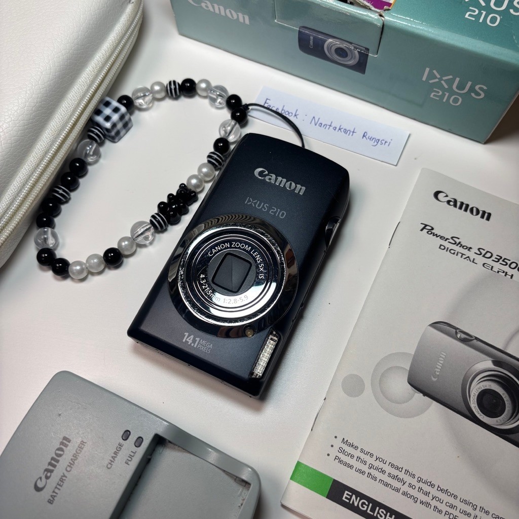 📸 Canon IXY 10s / IXU 210สีดำ ( Full box )