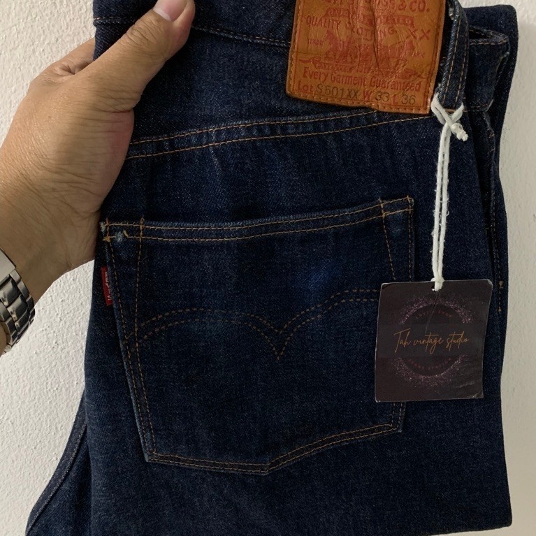 Levi’s S501 XX redtap-big”E” ริมแดง LVC 1944 made in japan , Size W33 L36 (ขนาดจริงดูตรงรายละเอียดสิ