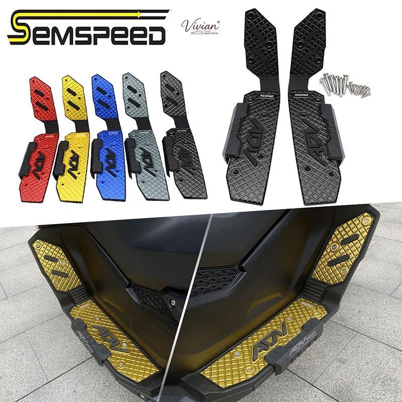สําหรับHonda ADV 160 ADV160 2022-2026 รถจักรยานยนต์CNC Footrest Footboard Matting【18