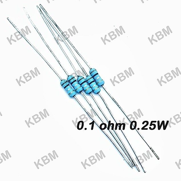 Resistor ตัวต้านทาน 0.1ohm 0.25W 1W 2W 3W 5W