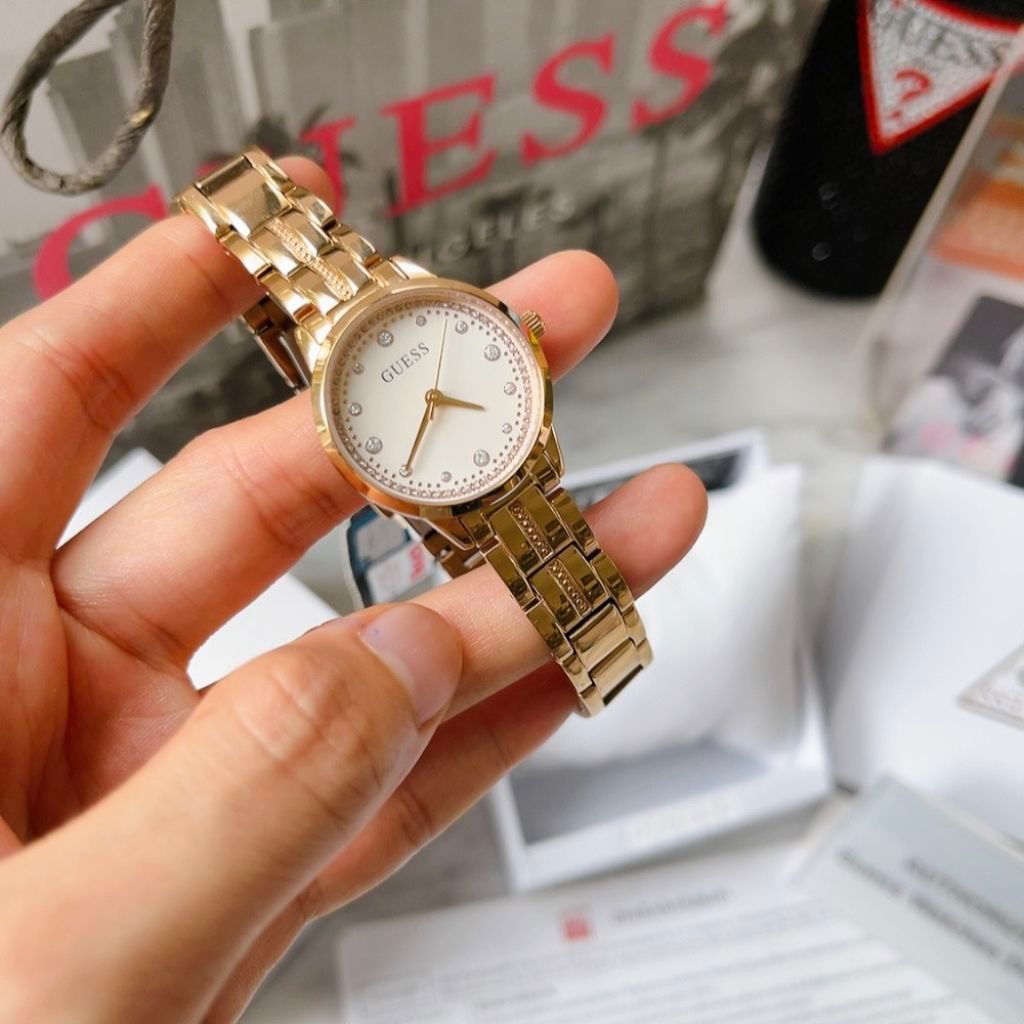 🌻นาฬิกา GUESS U1458L4M ELLE ROSEGOLD