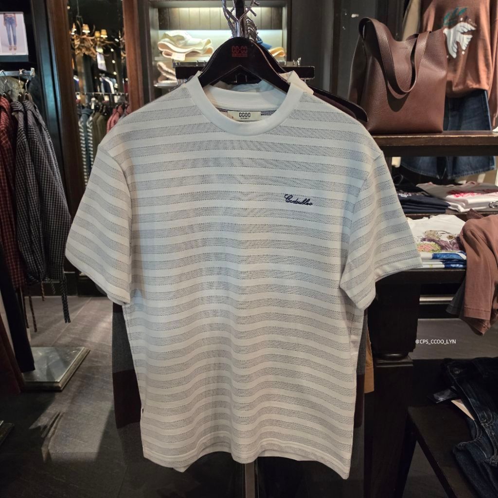 🛍 เสื้อยืด CC DOUBLE O CCOO ผู้ชาย คอลใหม่ล่าสุด ของแท้💯% จัดส่งพร้อมถุงShop