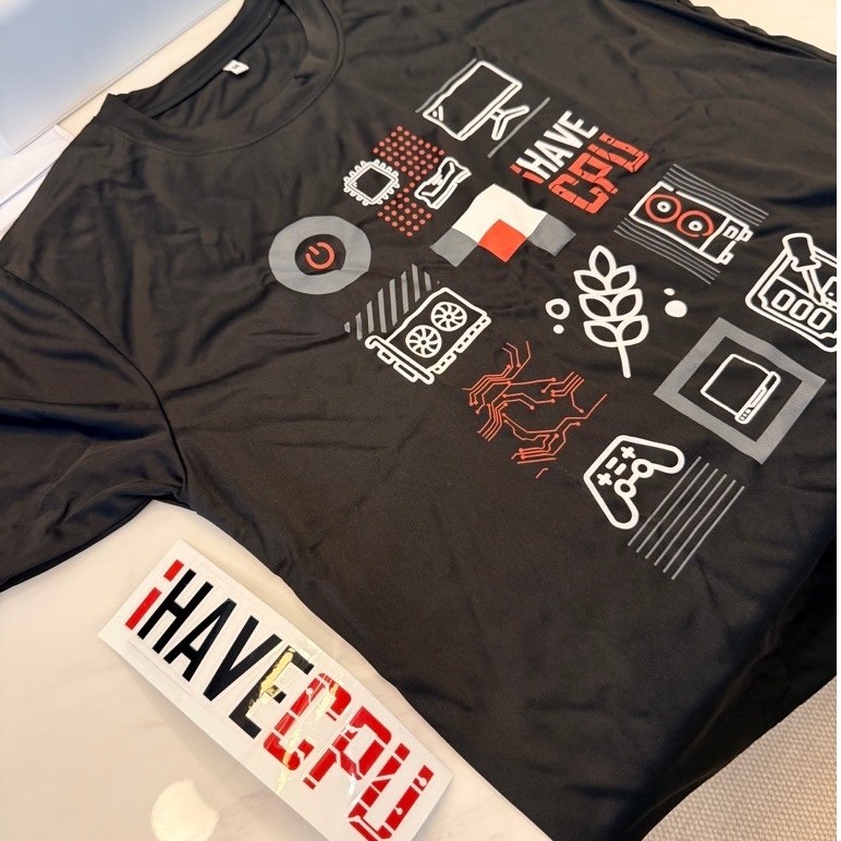 เสื้อ iHAVE CPU size M แถมสติกเกอร์ ใหม่แท้100% ไม่เคยใส่ ไม่เคยซัก
