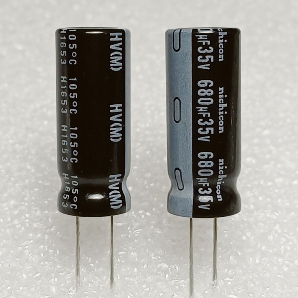 Nichicon HV 680uf 35v capacitor คัวเก็บประจุ คาปาซิเตอร์