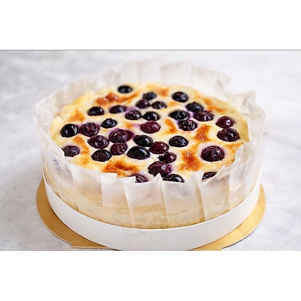 Keto Blueberry Basque Cheese Cake 2 ปอนด์ /3ปอนด์ ส่งแช่เย็น by Sweetless House Keto