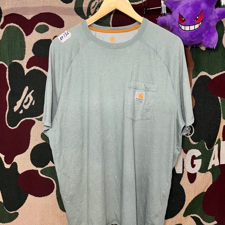 Carhartt force t-shirt (ปั๊มคอ)