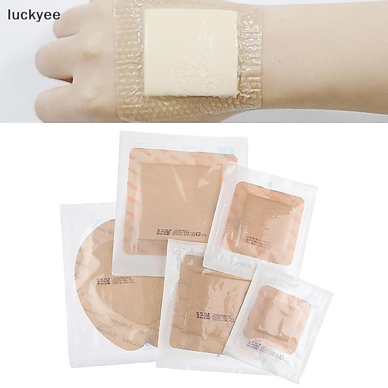 Luckyee ซิลิโคนเจลปิดแผล Dressing กาวผ้าพันแผลสําหรับแผลกดทับ Sores Stier TQ