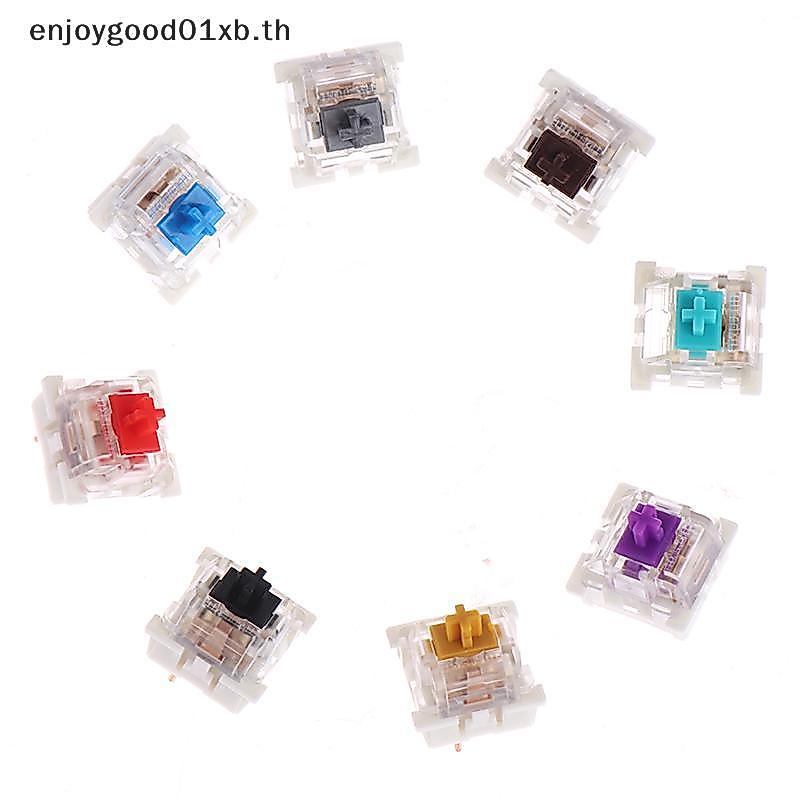 EDTH 10 ชิ้น/ล็อต outemu mx switch 3 pin คีย์บอร์ดแบบกลไก bla blue brown switch.