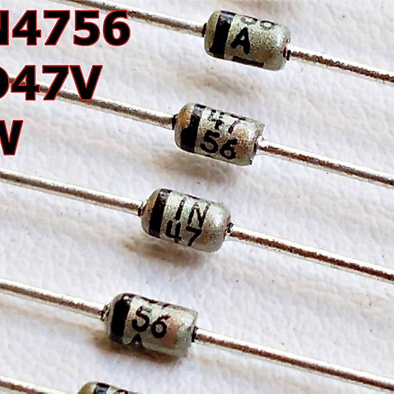 Zener Diode ซีเนอร์ไดโอด 1N5232 ZD-5.6V 1N5242 ZD-12V 1N4744 ZD-15V 1N5256 ZD-30V 1N4756 ZD-47V Sili
