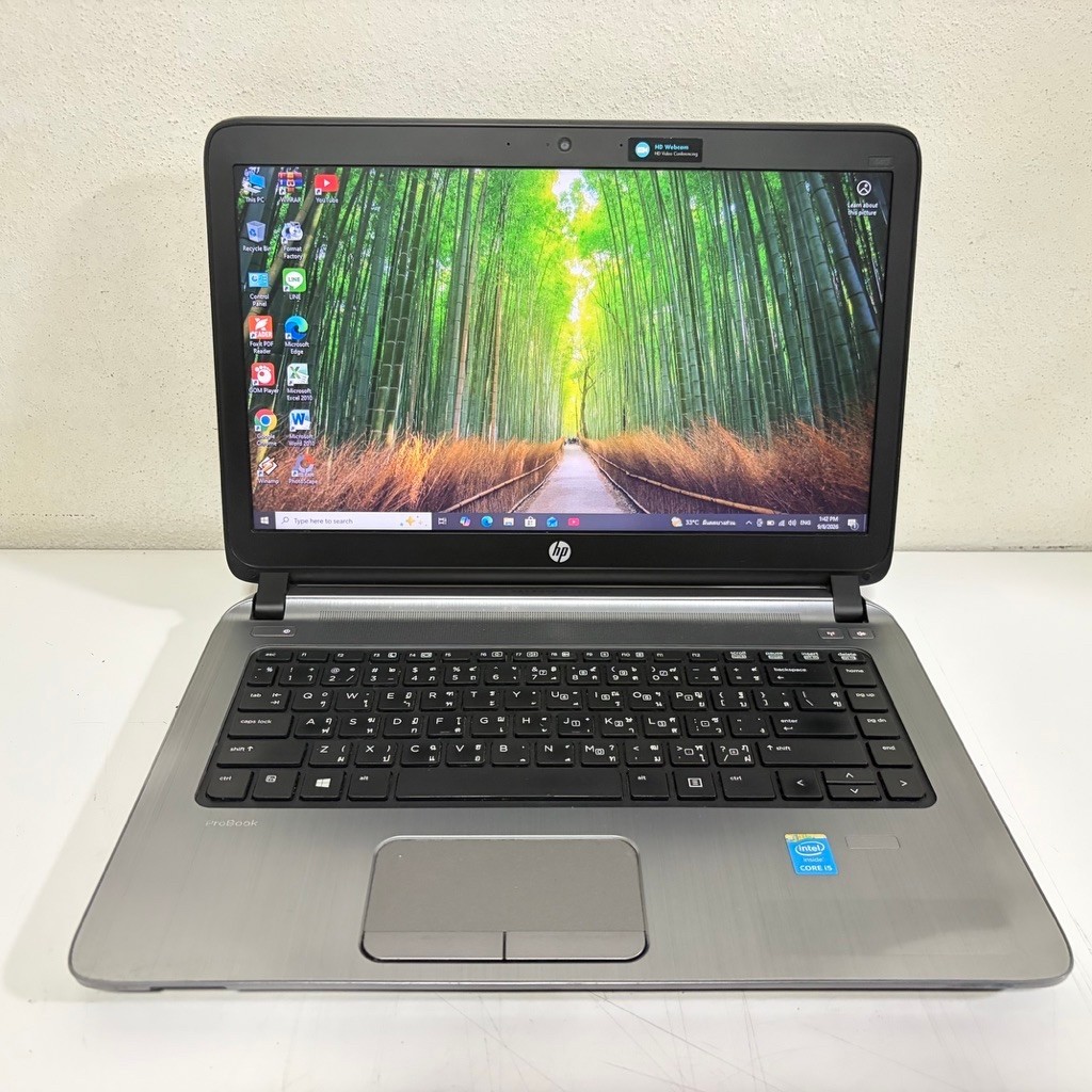 HP PROBOOK 440 G2 โน๊ตบุ๊ค Notebook มือสอง สภาพสวย  Cpu Core i5 Gen5 Ram4G SSD120G ฟรีเมาส์ไร้สาย