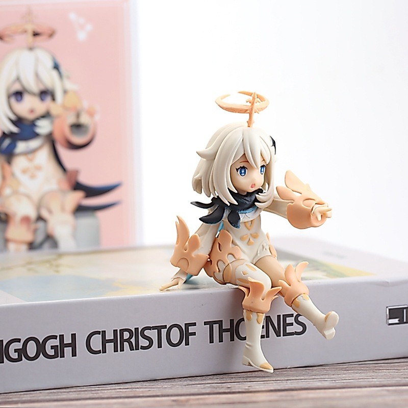 12.5 ซม.เกม Genshin Impact รูป Teyvat Tourist Paimon อาหารฉุกเฉิน PVC Action Figures รุ่นเดสก์ท็อปตกแต่งตุ๊กตาของเล่น