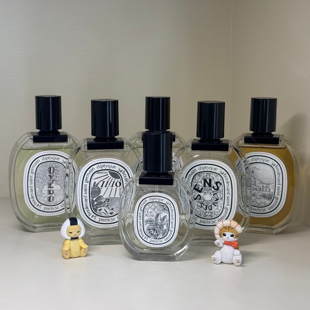 Diptyque (Eau des Sens) (Eau Duelle) (L’Eau des Hesperides) (Ilio) (Eau Rose) (Oyedo) EDT