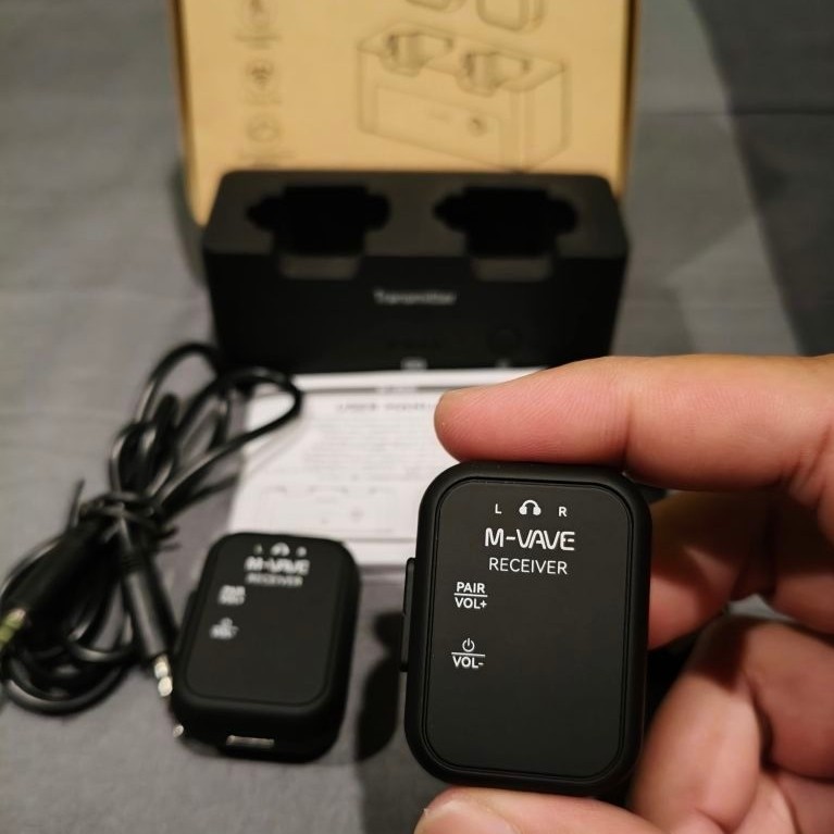 มือสอง ระบบมอนิเตอร์หูฟังไร้สาย M-VAVE WP-12 ใช้งานได้ปกติ