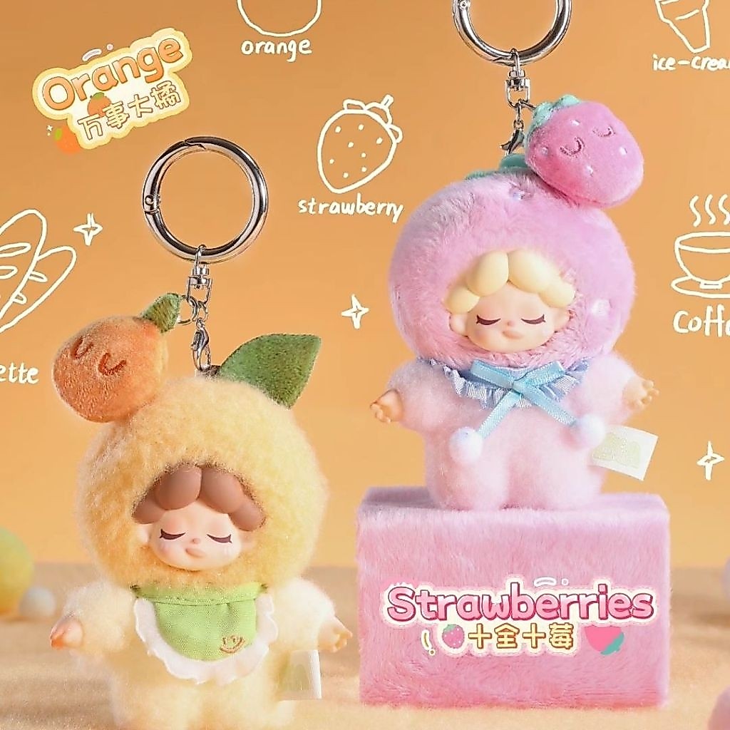 🇹🇭 พร้อมส่ง✨พวงกุญแจตุ๊กตา Wendy ผลไม้สุดคิวท์