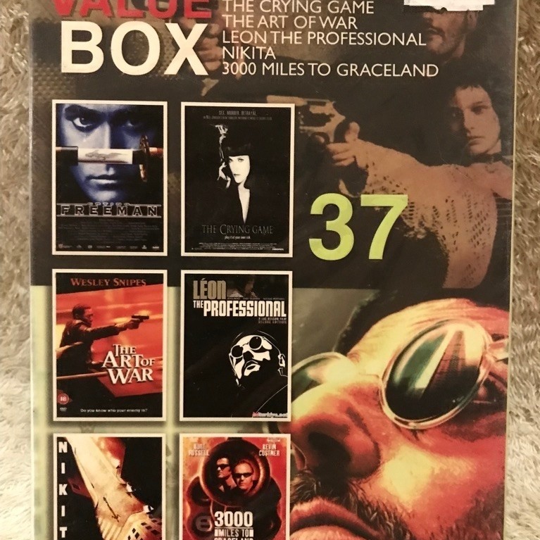 DVD Movie 5in1 The Value Box 37 (Action ) ดีวีดีหนัง รวมฮิตสุดยอดหนังแอคชั่น5เรื่องในแผ่นเดียว (พากย