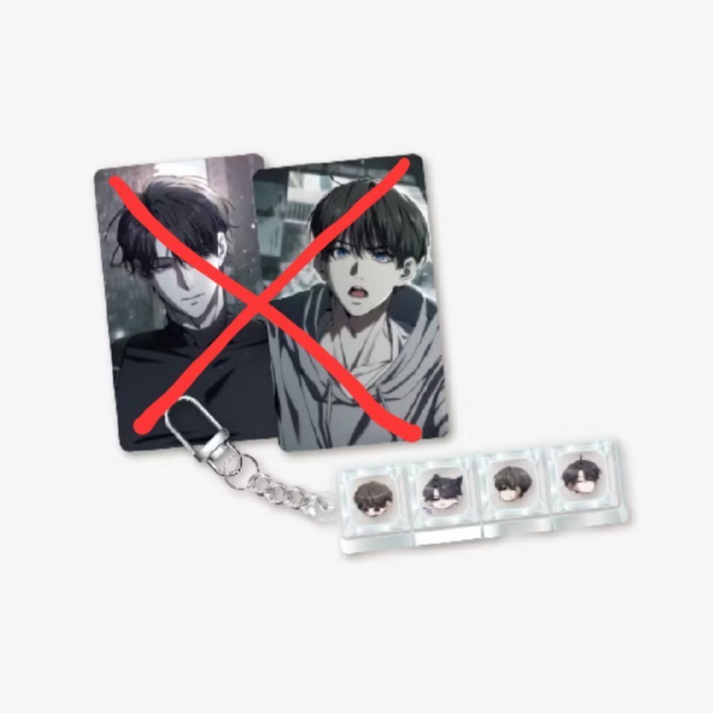 [พร้อมส่ง] พวงกุญแจของแท้ the hunter’s gonna lay low/ฮันเตอร์อยากใช้ชีวิตอย่างสงบ สินค้าใหม่ ×ไม่ได้