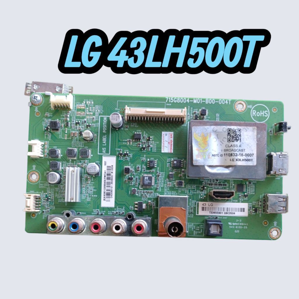 เมนบอร์ดทีวี LG 43 LH 500Tแท้ถอด