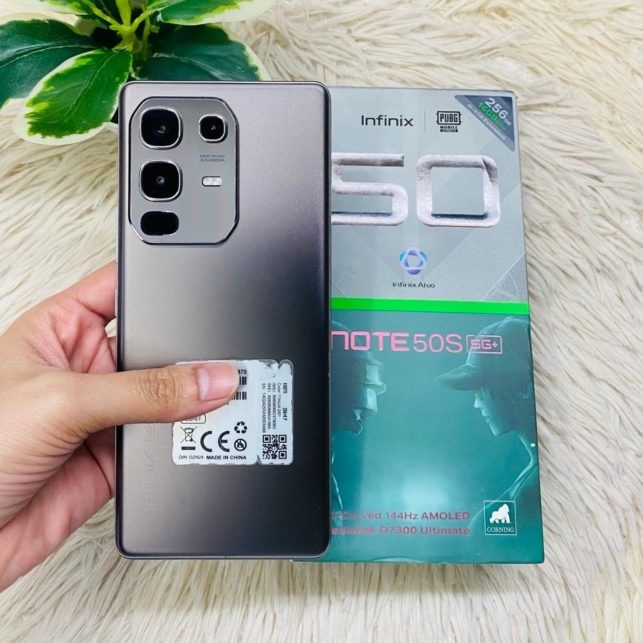 Infinix Note 50s 5G+ (ram8GB/rom256GB)เครื่องแท้มือสองสภาพสวยใหม่ สินค้า พร้อมจัดส่ง