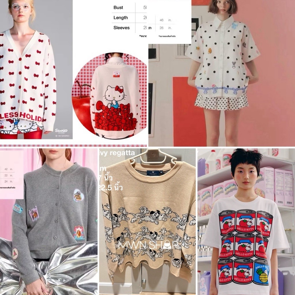 Endlessholiday,Gentlewoman,Rallymovement, RIR เสื้อผ้า มีโค้ดลด30% พรีออเดอร์ตามแบบ ทักแชทสอบถามก่อนนะคะ ของแท้จากชอป