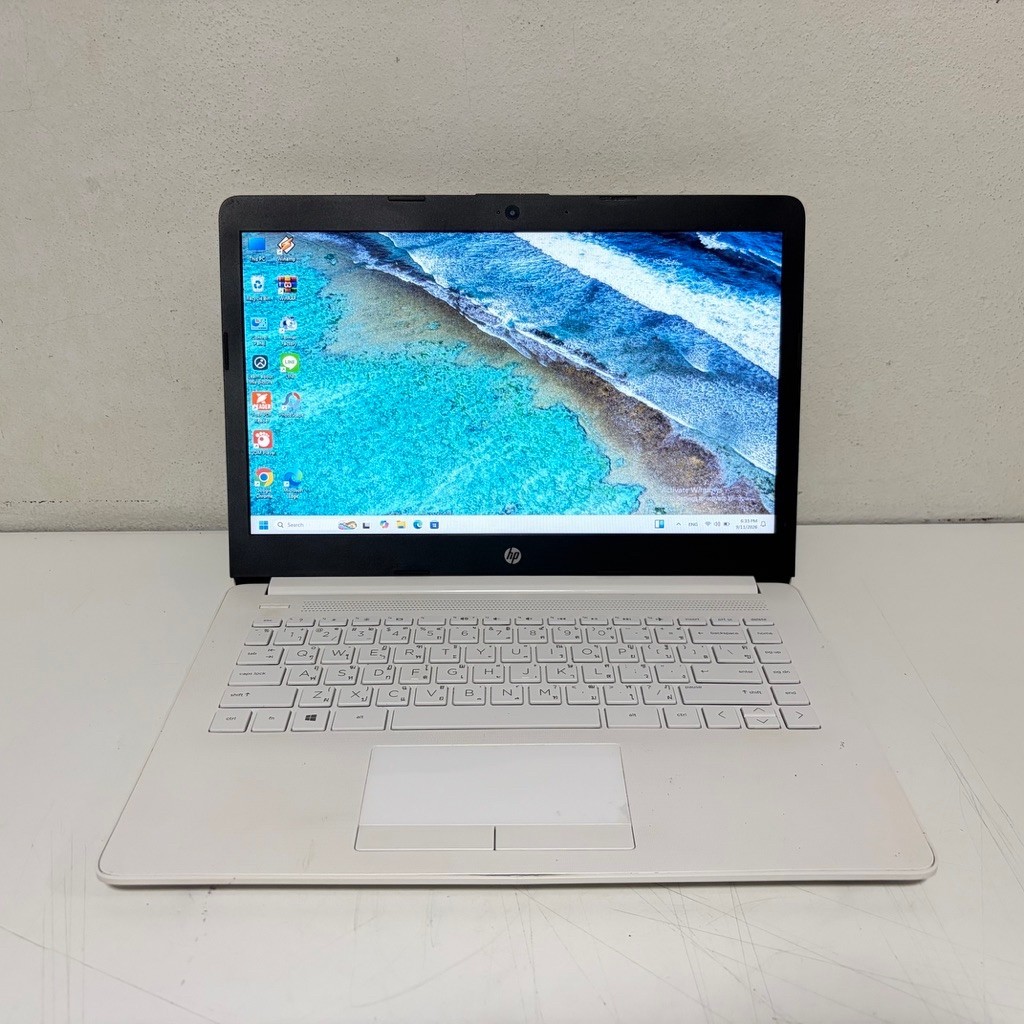 โน๊ตบุ๊ค Notebook มือสอง HP Cpu Core i5 Gen8 Ram 4G SSD 250G การ์ดจอแแยก ฟรีเมาส์ไร้สาย