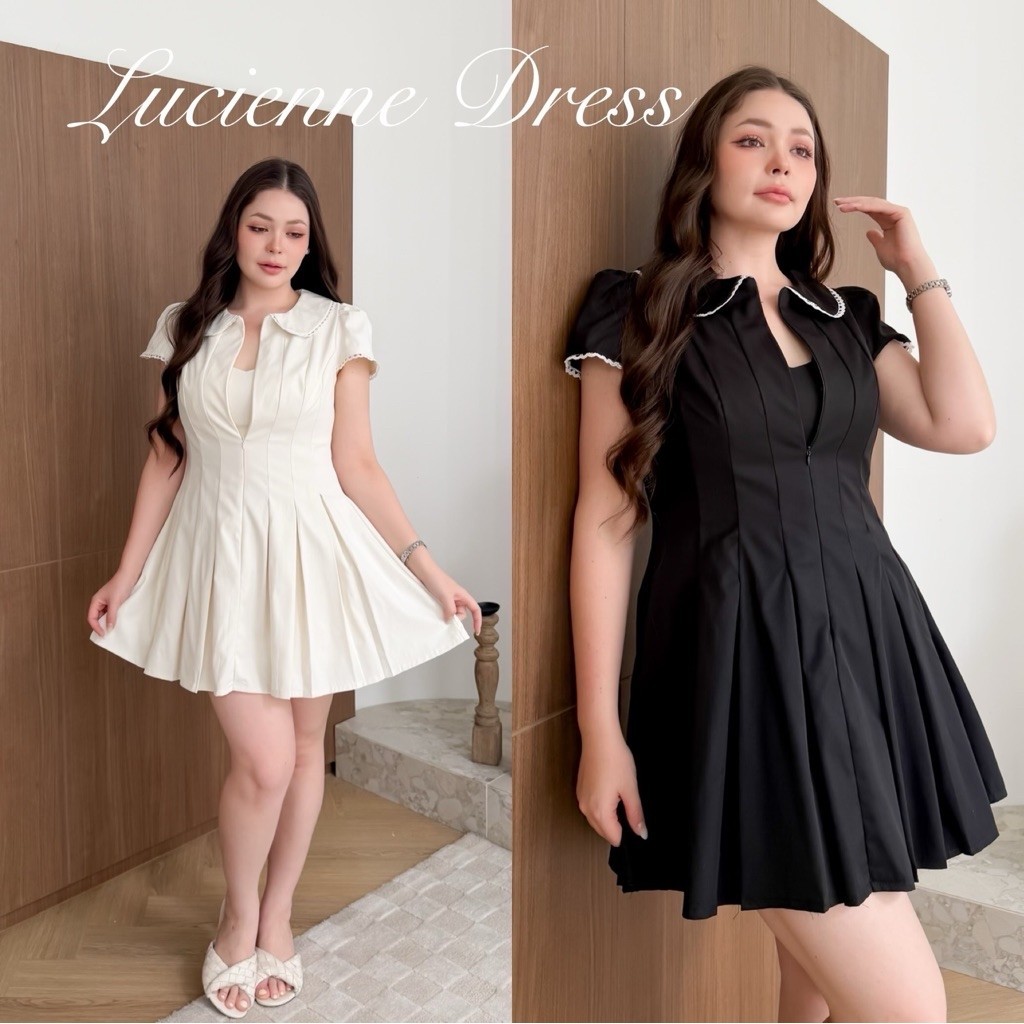 Lady M | Lucienne Dress plussize ชุดเซท 3 ชิ้น สาวอวบ พลัสไซส์ ดีไซน์เรียบหรู แต่ซ่อนดีเทลความเก๋ ใส่เที่ยว Everydaylook