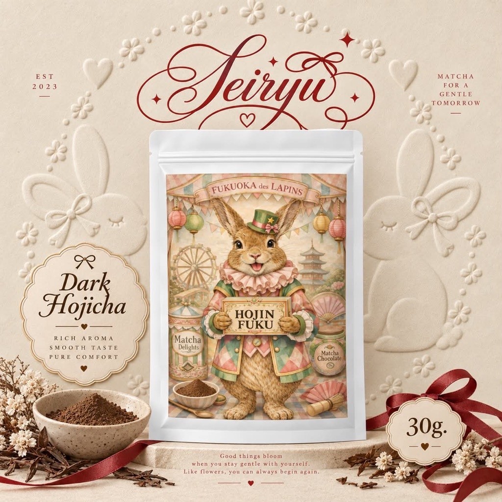 🇯🇵Hojicha Yame -Hojin Fuku โฮจิฉะ จากยาเมะ หอมถั่วคั่ว คาราเมลบาง ไม่ขมไม่ฝาด