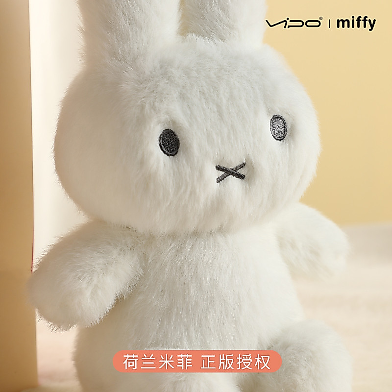 VIPOx Miffy กระต่ายตุ๊กตาตุ๊กตาตุ๊กตาสาว Ragdoll ตุ๊กตานอนของขวัญวันเกิด Soothing