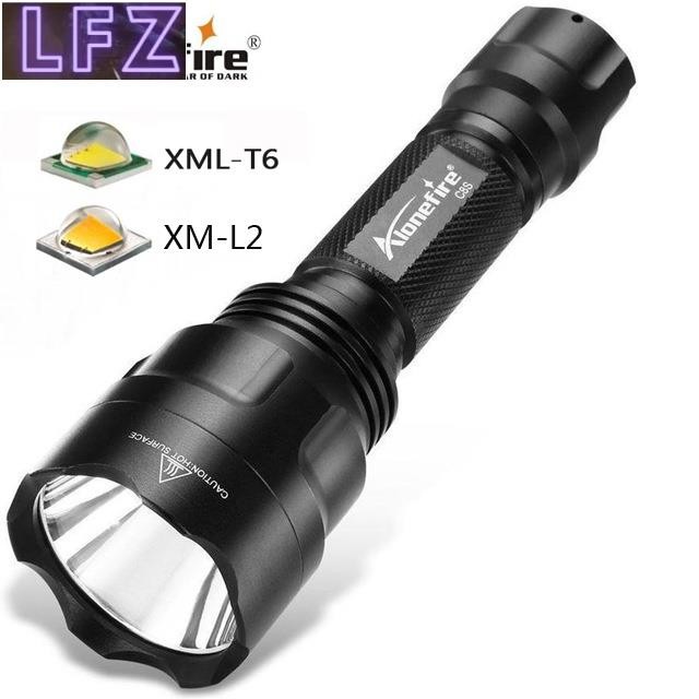 LFZ C8s XM-L T6 L2 ไฟฉาย LED 4000 Lumens 5 โหมด กันน้ํา สําหรับตั้งแคมป์