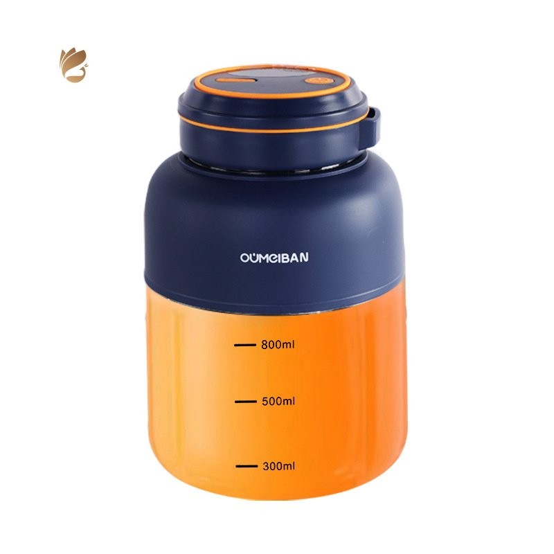 ถ้วยคั้นน้ำผลไม้ขนาดใหญ่ไร้สายแบบพกพา เครื่องคั้นน้ำผลไม้หลายฟังก์ชัน สามารถบดน้ำแข็งได้ FPR4